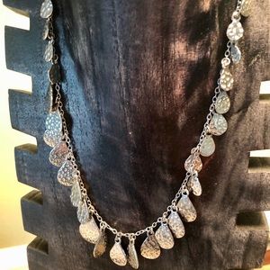 Tocara Hammered Stainless Steel Necklace